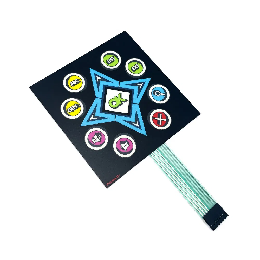 Custom Metal Dome Tactile Membrane Switch for Entertainment Devices