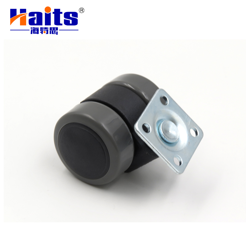China Furniture Fittings Plate Mount Casters Wheel Manufacturer and Supplier