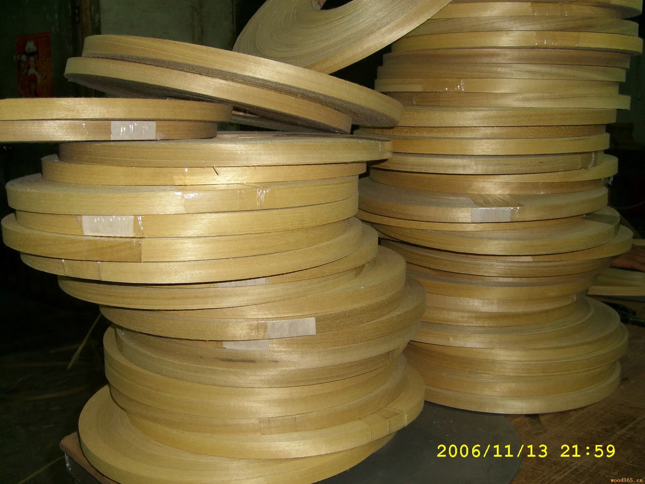 Okoume Veneer Edge Banding From Factory 16X0.50mm 19X0.50mm