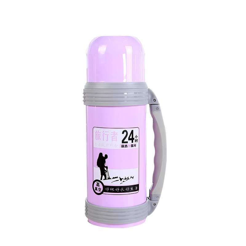 1200ml Stainless Steel Double Layer Travel Water Pot of Students