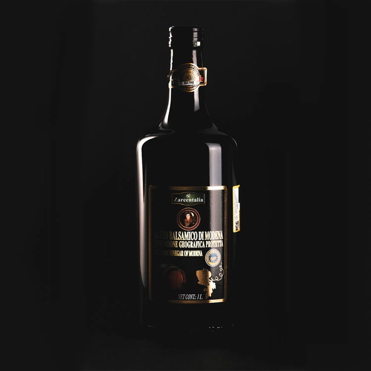 High Grade Gilding Embossed Brandy Whisky Vodka Red Wine Sticker