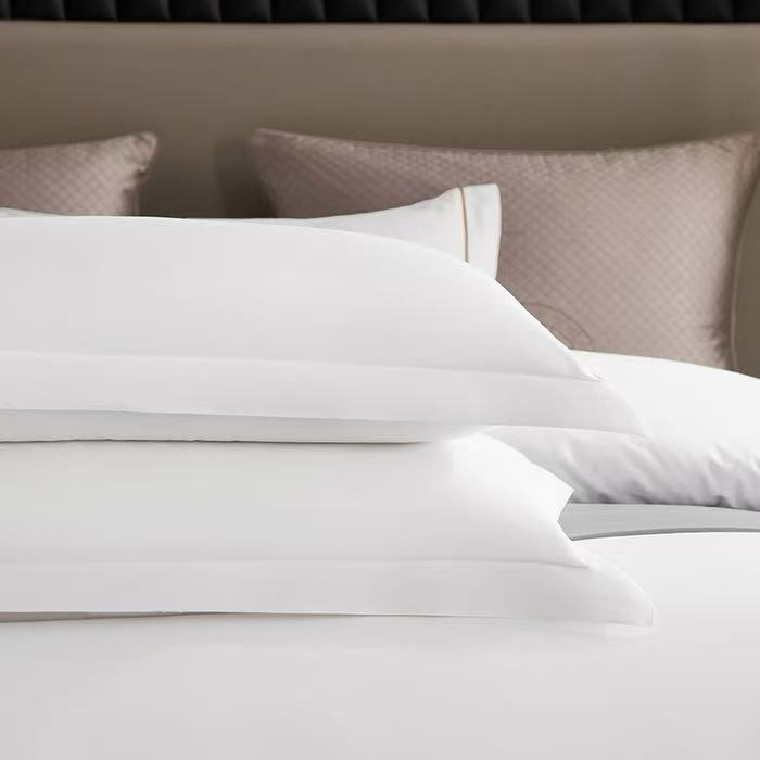 OEM/ODM Wholesale Luxury White Premium 100% Cotton Bedsheet Quilt Comforter Duvet Hotel Bedding Set