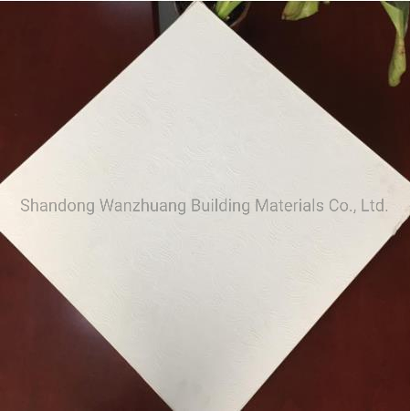 60X60 Waterproof Acoustic Gypsum Suspended False Ceiling Tile