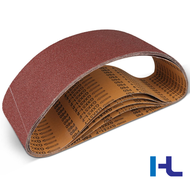 Gxk51 2.5 Inch X 14 Inch 40 80 120 240 Grit Aluminum Oxide Emery Abrasive Sand Sanding Belt for Belt Sander for Cutting Machine Knives