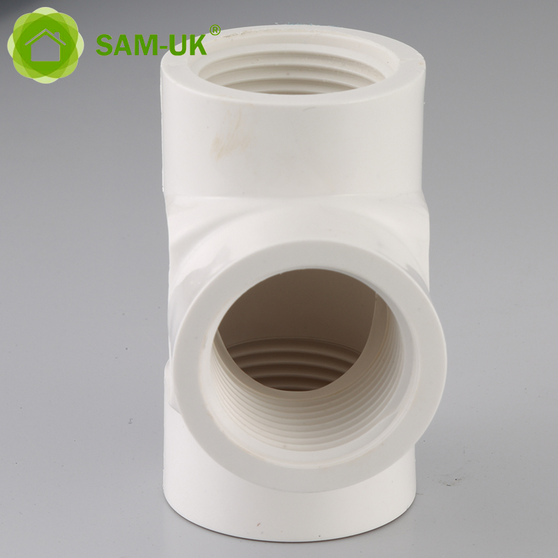 PVC Male Female Thread Tee