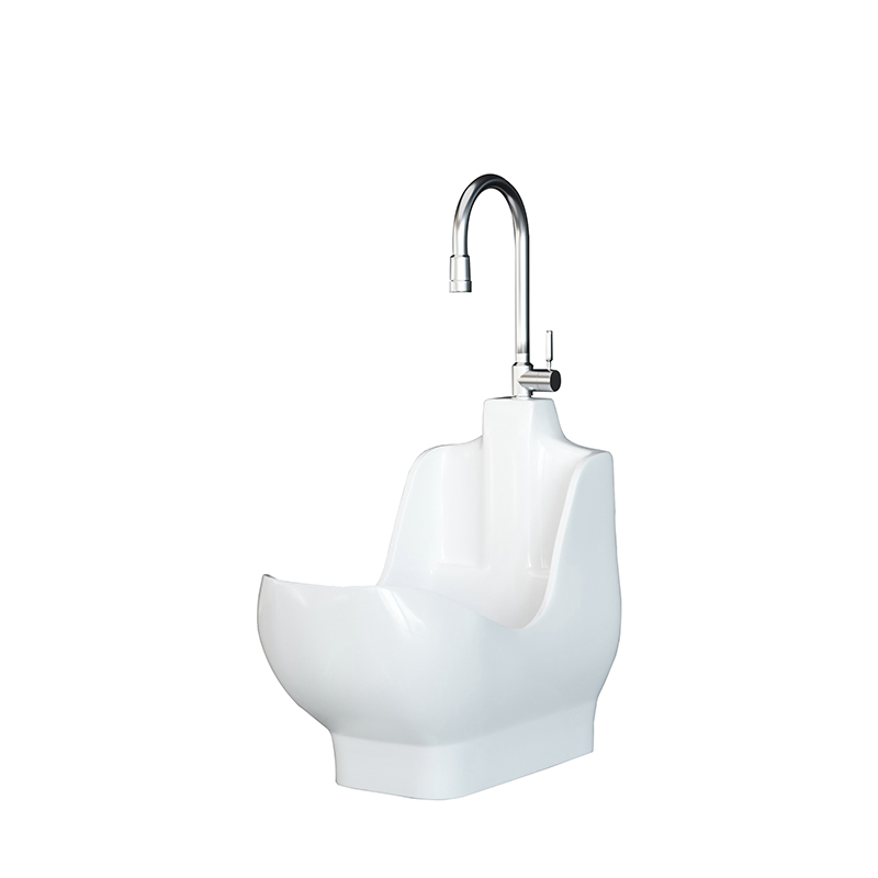 Custom Muslim Wudu Basin Double Level Wash Sink for Mosque Islamic Foot Ablution Design with Pedestal Stand and Accessories