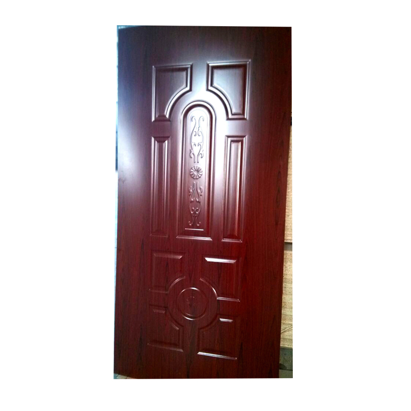 6 Panel Design HDF Melamine Embossed Skin Door for Furniture