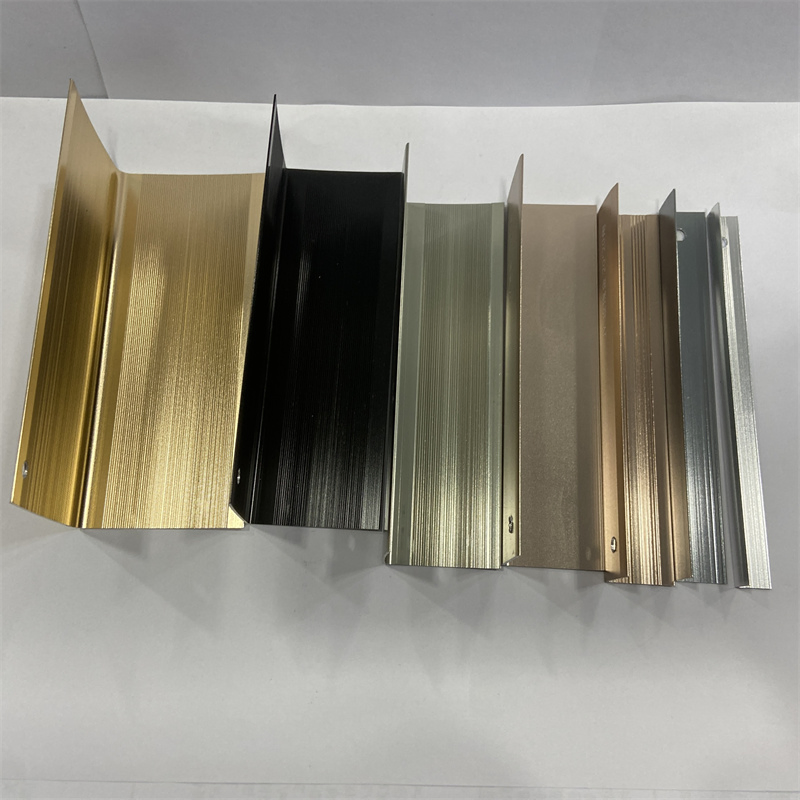 Decorative Furniture Stone Color Aluminum for Floor Ceiling T Molding Steel Tile Stainless Edge Carpet Metal Trim Golden Shinning