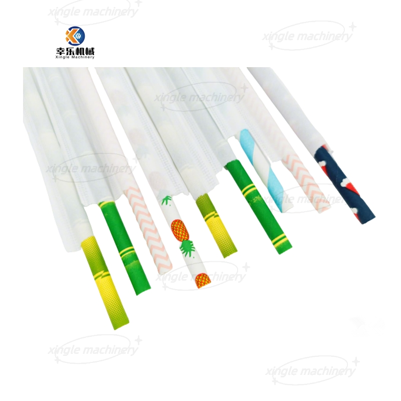 Custom Bubble Tea Boba High Quality Food Grade Disposable Biodegradable Eco-Friendly Healthy Paper Straws Drinking Straw