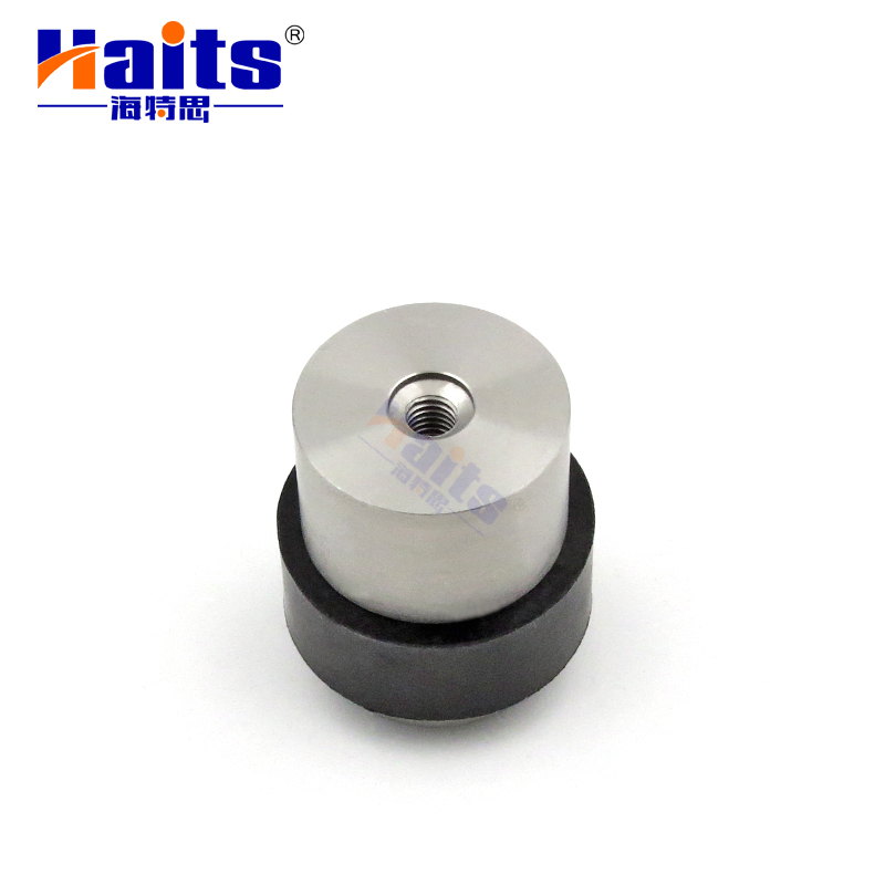 Door Hardware Round Floor Mounted Door Stop with Rubber Bumper