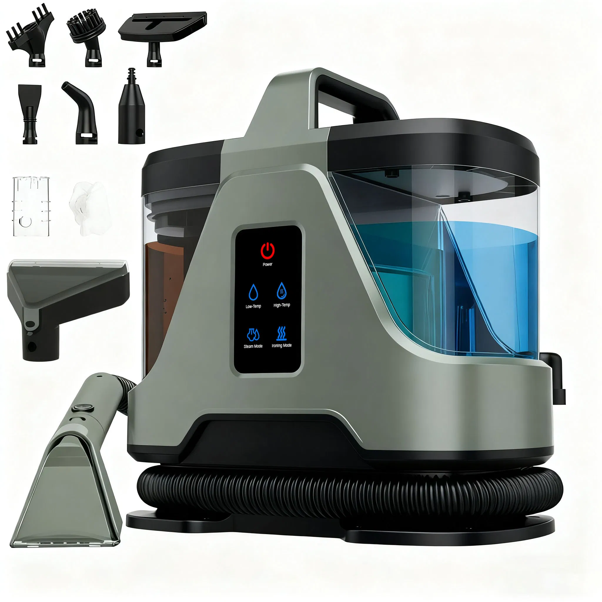 2026 Professional Portable Steam Cleaner High Temperature Heating Function Deep Cleaning Fabric Sofa Carpet Steam Spot Cleaner