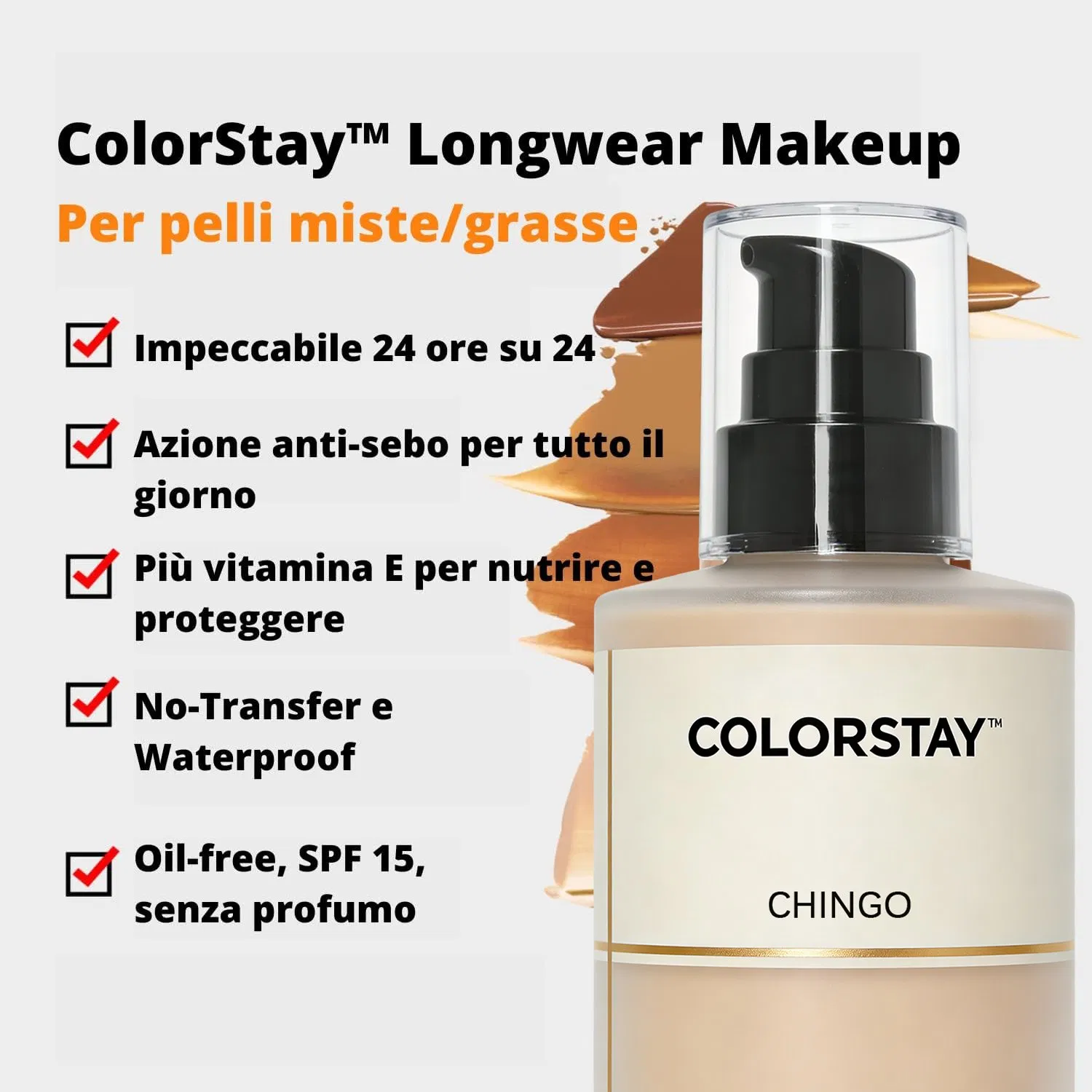 Long Lasting Full Coverage Foundation for Smooth Flawless Skin with Matte Finish