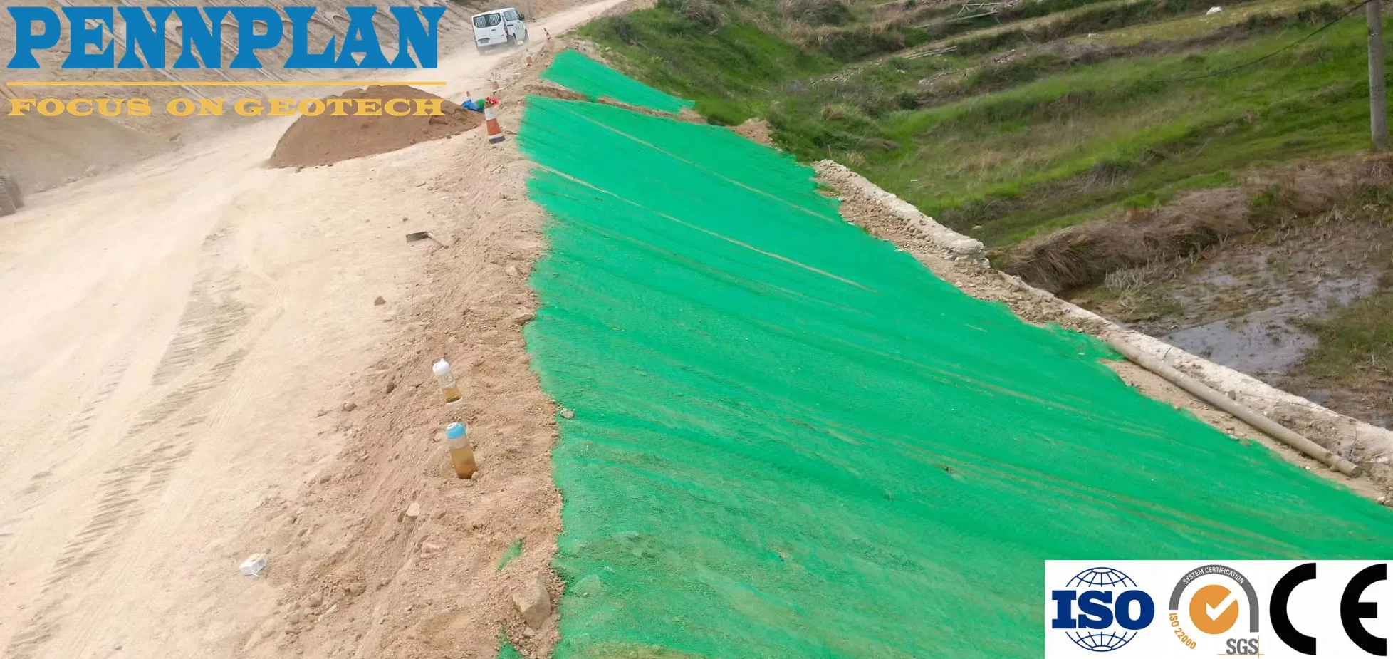 Em3 3D Geomat for Slope Protection (Erosion control mat) Geomat Price