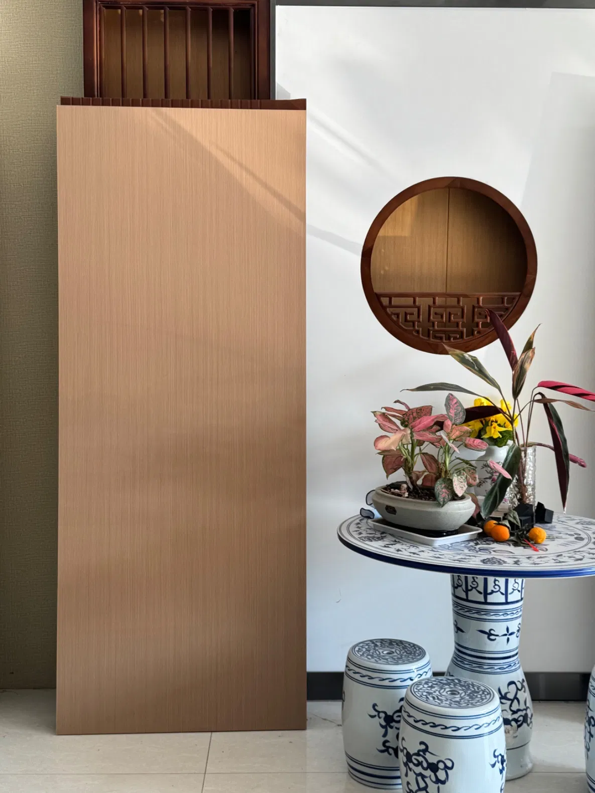 Factory Direct Sales High Quality Customized MDF Wooden Solid Waterproof Door Fireproof Interior Bedroom Kitchen Bathroom Hotel PVC WPC Door for Bathroom Hotel