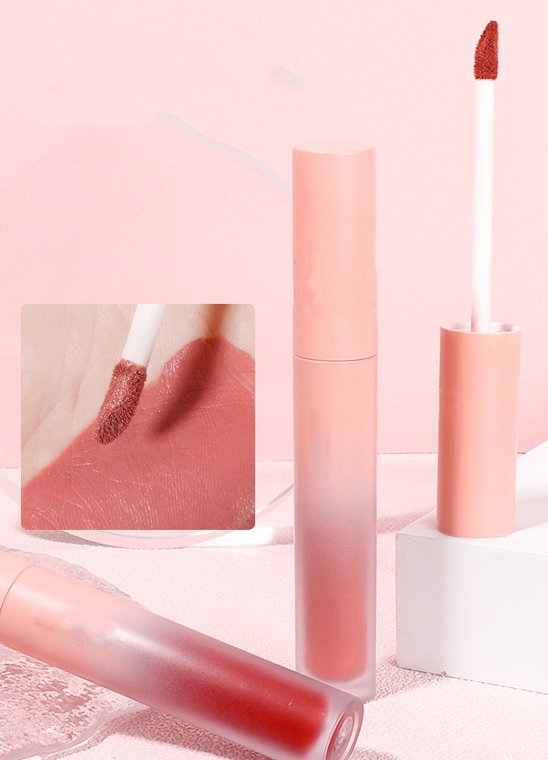 Waterproof Lipgloss for Eco-Friendly Beauty with Soft Mist Matte Texture