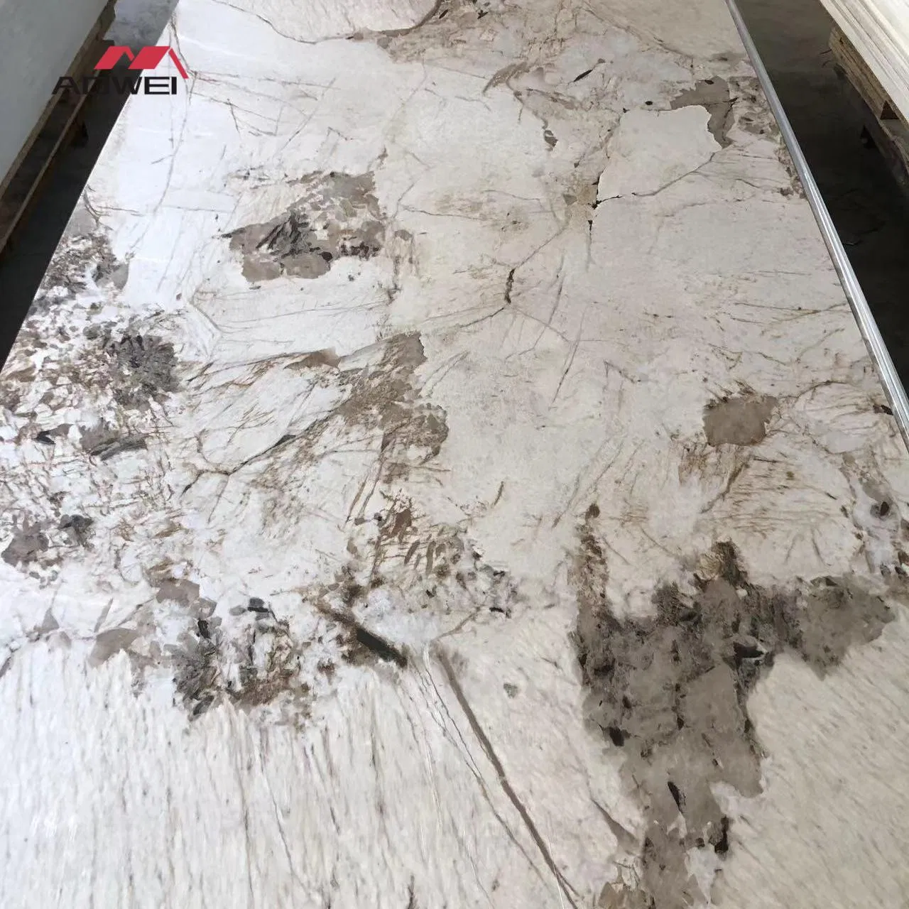 High Quality 1220X2440mm 3mm 3D Printing Wall Cladding PVC UV Marble Sheet