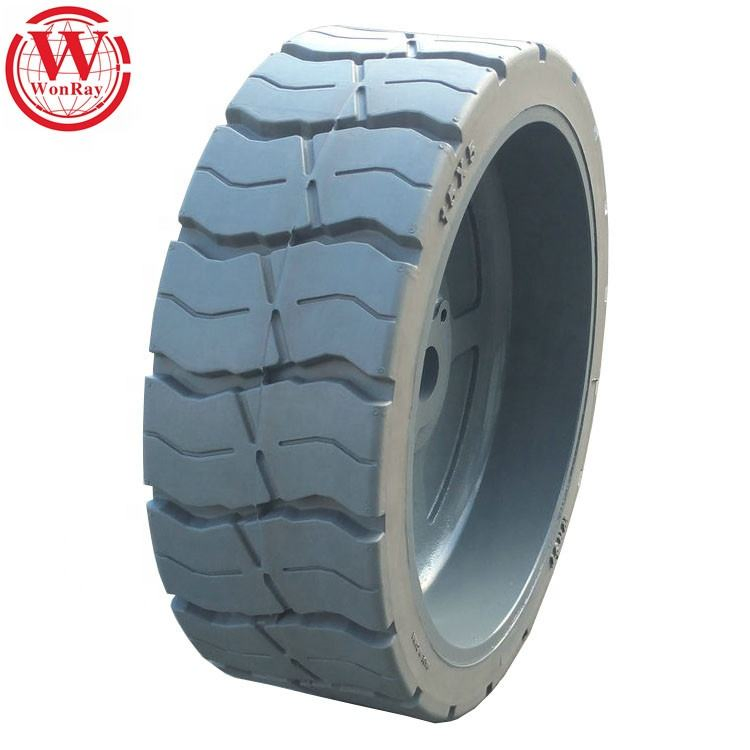 Dark Pattern and Light Pattern FB15X5 Solid Tires for Lifting Platforms