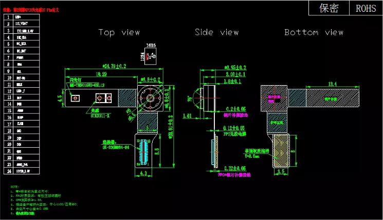 1MP Global Shutter Ar0144 CMOS Camera Module for Scanning and Industrial Inspection