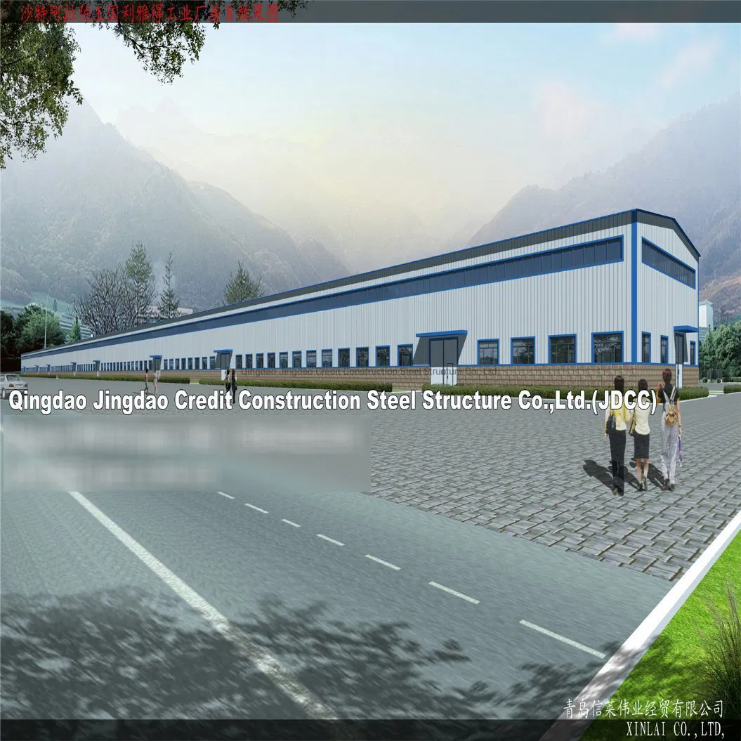 Low Cost Easy Install Prefabricated Prefab Portable Modular Mobile Expandable Luxury Workshop Warehous Column Frame Construction Bridge Office Steel Building