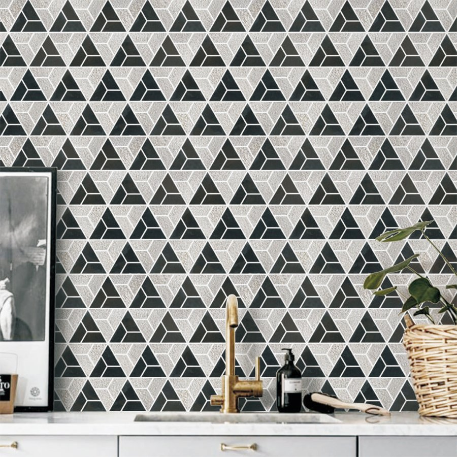 Мозаика шестигранная мраморная для кухни 300x300 мм