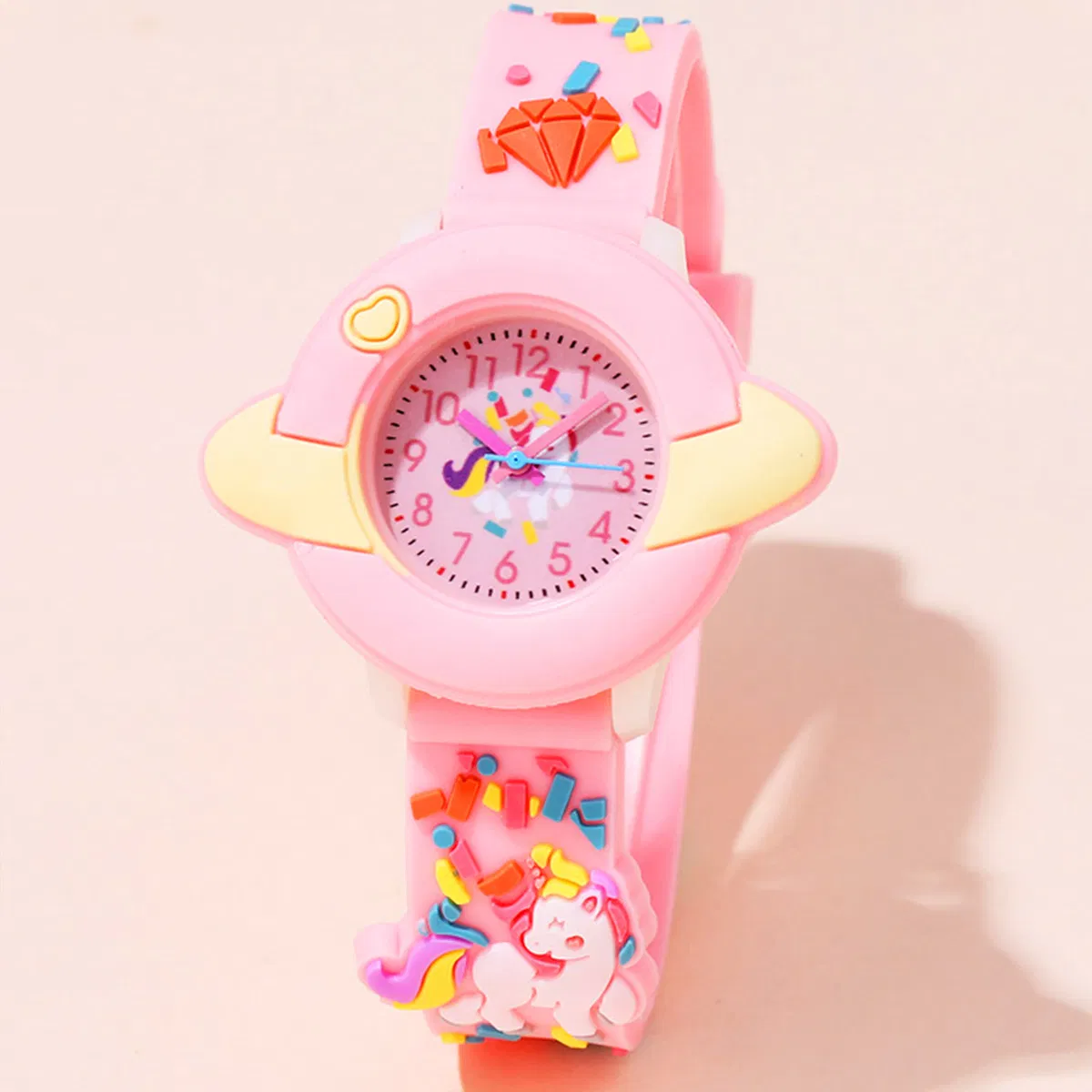 Spacecraft Unicorn Watch Pink Purple Two-Piece Set