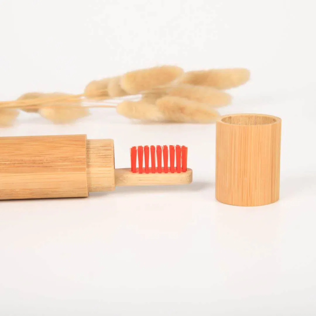 100% Biodegradable Bamboo Toothbrush Travel Case Amazon Hot Selling Bamboo Products