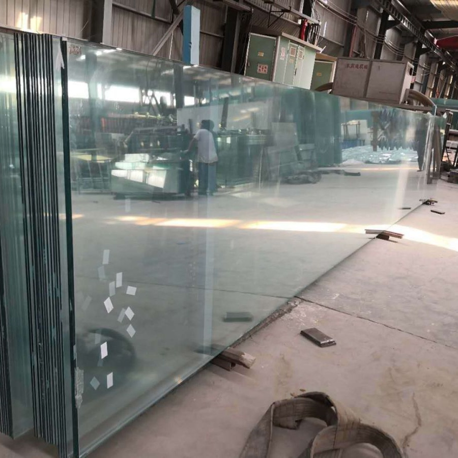 Safety Tempered PVB Sgp EVA 6.38/8.38/10.38/12.38mm Clear and Colored Toughened Laminated Float Glass