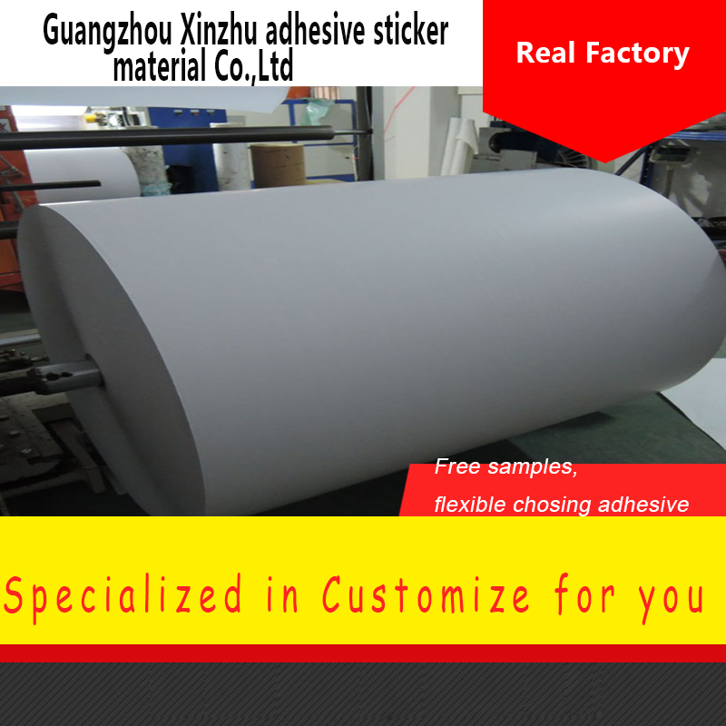 Jumbo Roll Transparent Thermal Printing Synthetic Paper, PP Film Label Material