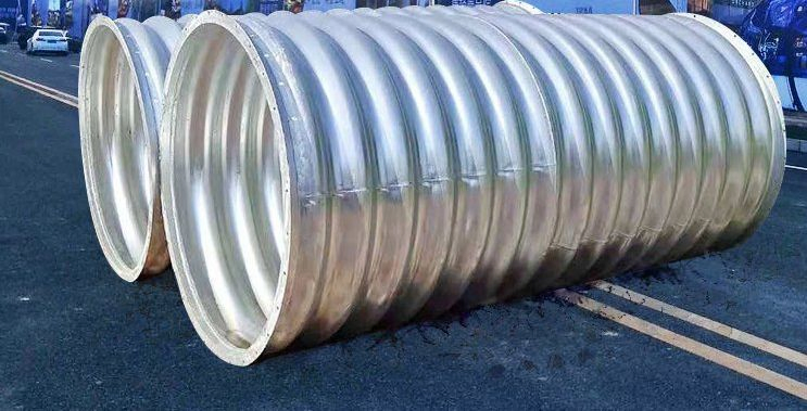 Large Diameter Bridge Assembly Galvanized Metal Tunnel Steel Culvert for Drainage