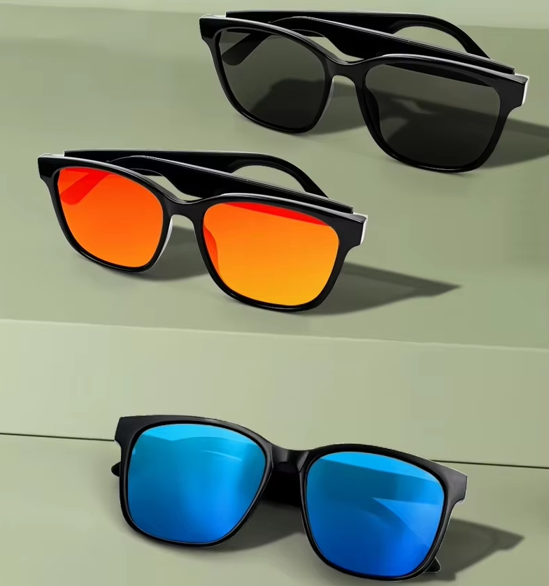 GS08 Sunglasses Bt Earphone Sports UV400 Polarized Anti Blue Light Lens Smart Glasses