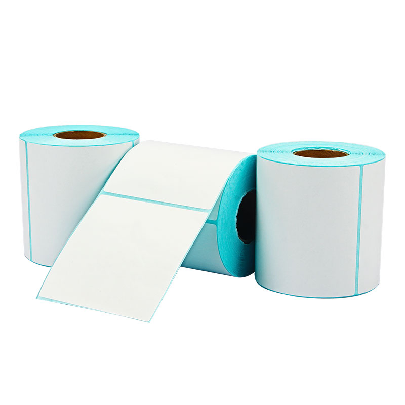 Custom Waterproof Self-Adhesive Labels 4"X4"X500PCS Direct Thermal Transport Label