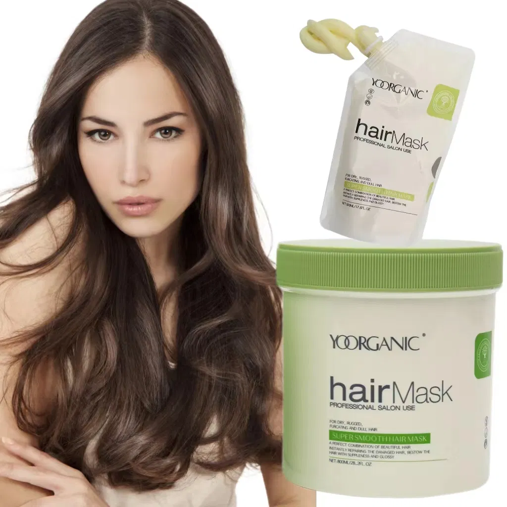 Hair Supple, Healthy and Bright Private Label Hair Mask Plant Essence Vitamin E Hair Conditioner Hair Mask