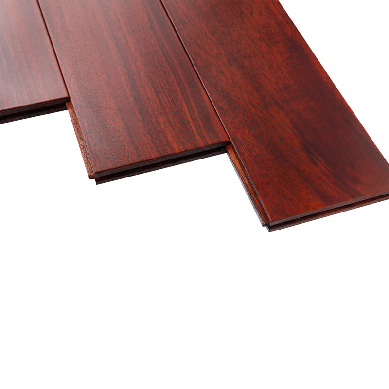 Indoor 18mm Thickness Red Traditional Hardwood Floor 610mm Length Smooth Modern Living Room Solid Wood Flooring