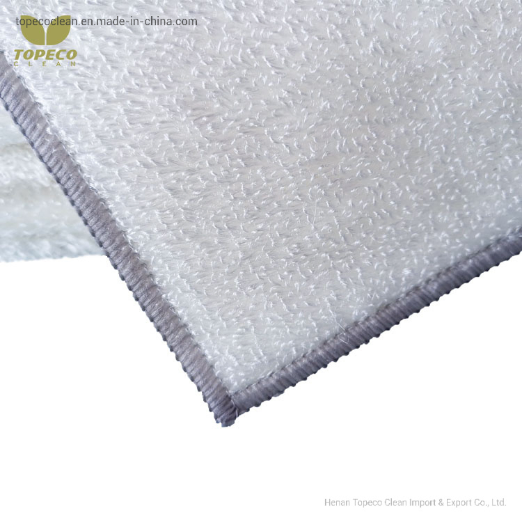 Topeco Multi-Color Oil Removal Bamboo Fiber Dish Towel for Kitchen Cleaning Wholesale Low Price