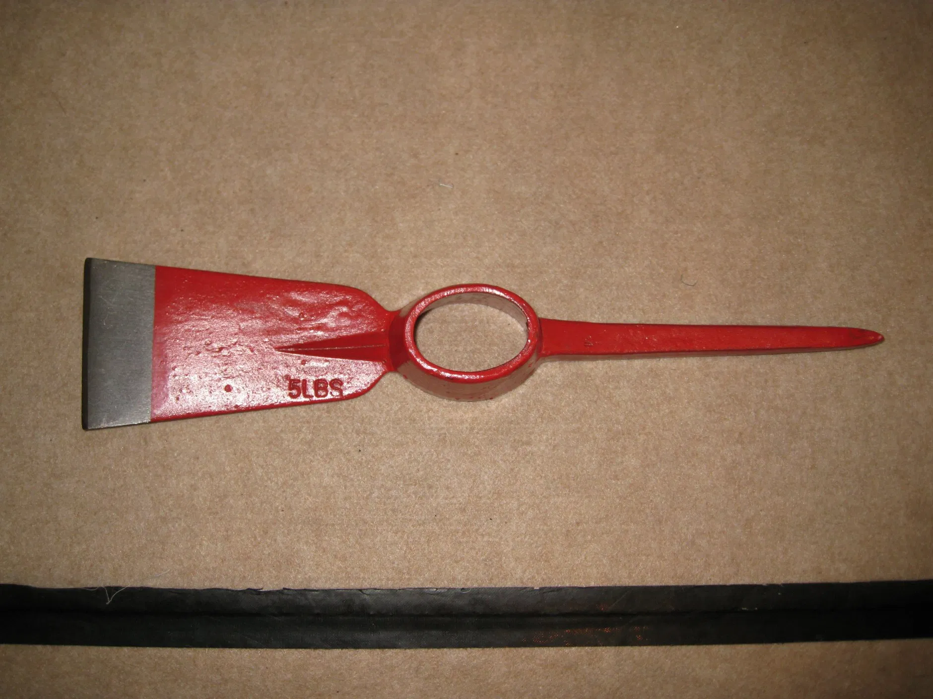 Steel Pickaxe Material Railway Steel with Wood Handle or Metal Handle