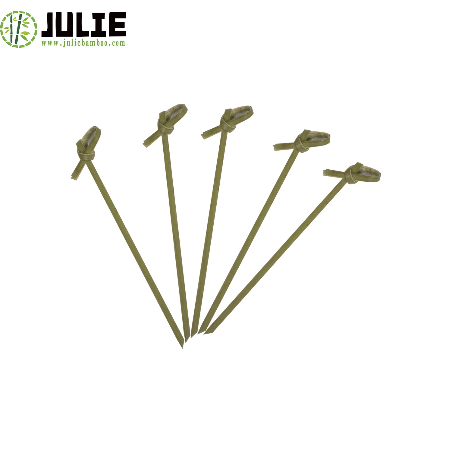 Food-Contacting Grade Eco-Friendly Hygienic High Quality Natural Bamboo Knot Skewers Bamboo Picks Bamboo Cocktail Skewer