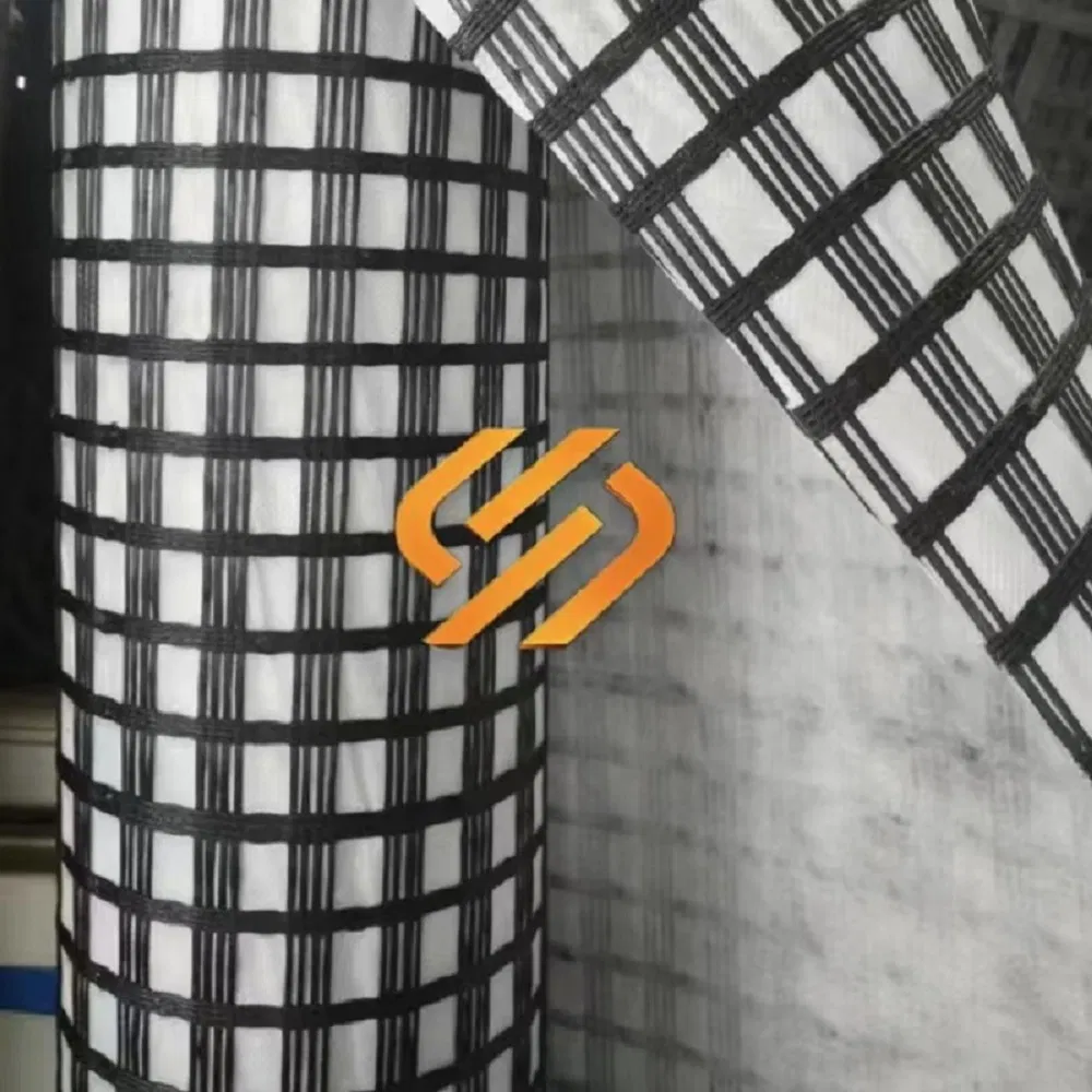 Fiberglass Geogrid Geomallas and Geocompounds for Asphalt Reinforcement Applications