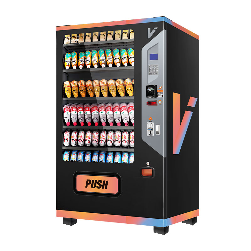 Vendlife Best Seller Keyboard Coin Big Capacity Snack and Drink Bottle Milk Automatic Combo Vending Machine for Food and Cold Beverage Factory Price