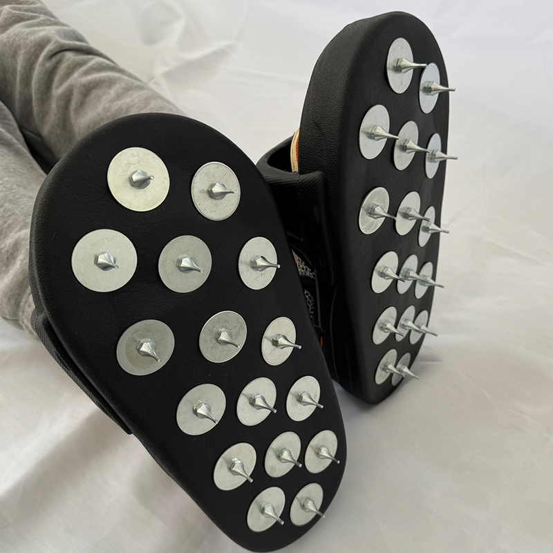 Commercial Epoxy Coating Safety Boots with Carbon Steel Spikes Spiked Shoes