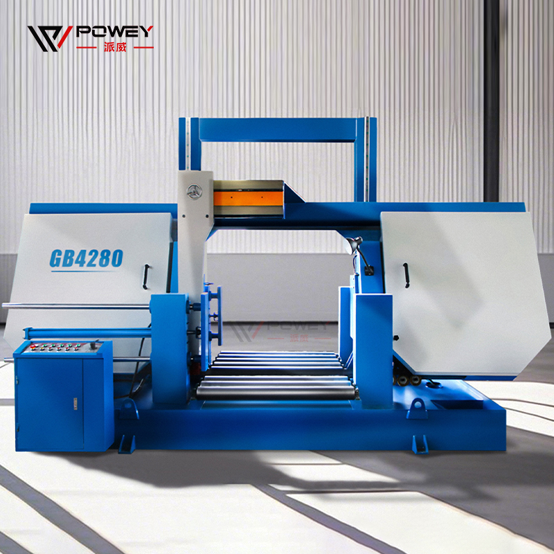 Ленточная пила по металлу гидравлическая 11 кВт GB4280