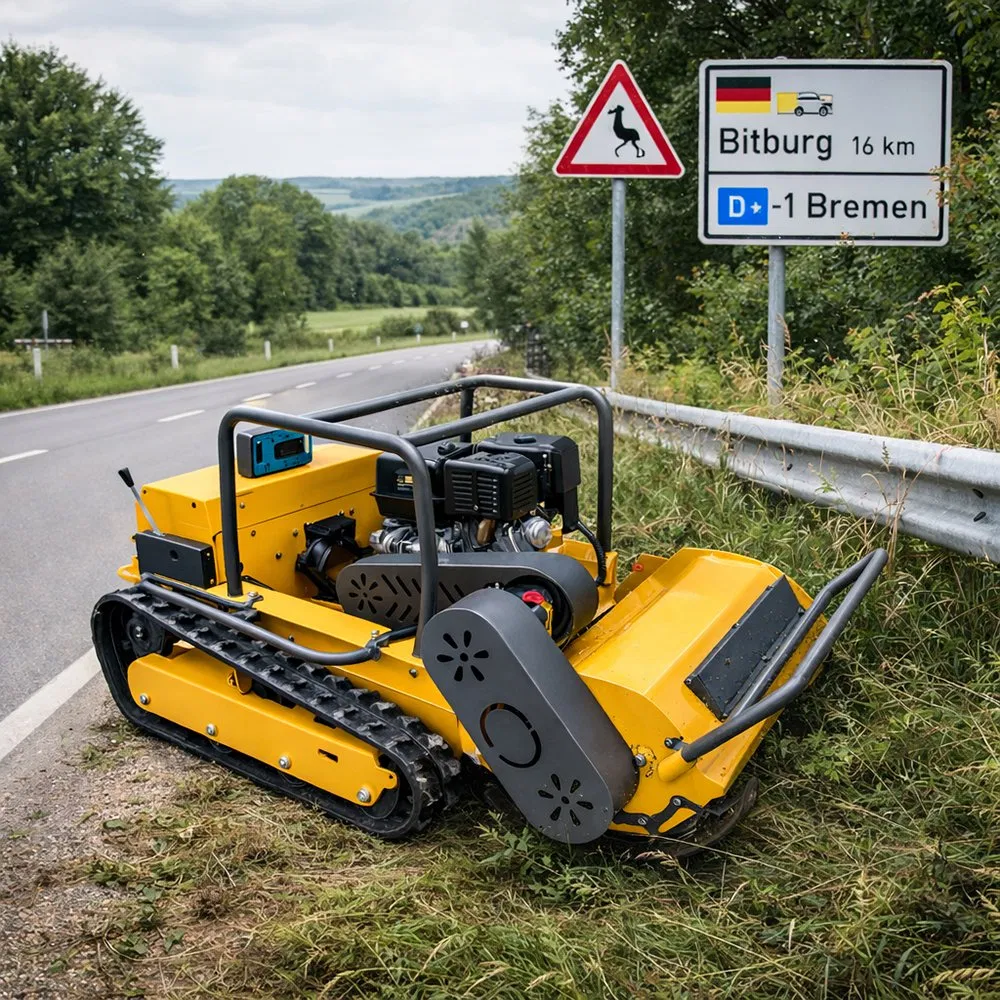 Профессиональный радиоуправляемый газонокосилка-робот Keruite 800мм