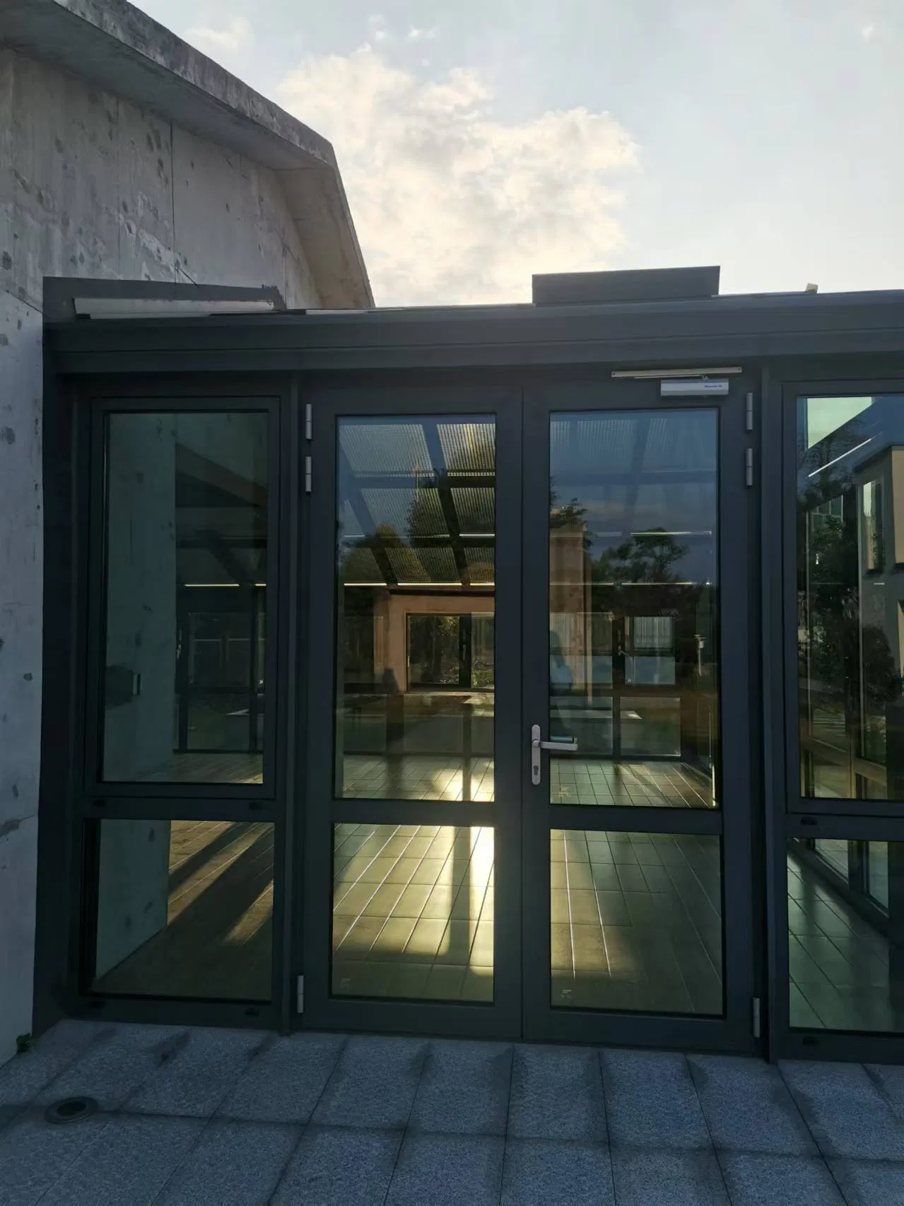 High Quality Aluminum Winter Glass House Sunroom for Outdoor Garden