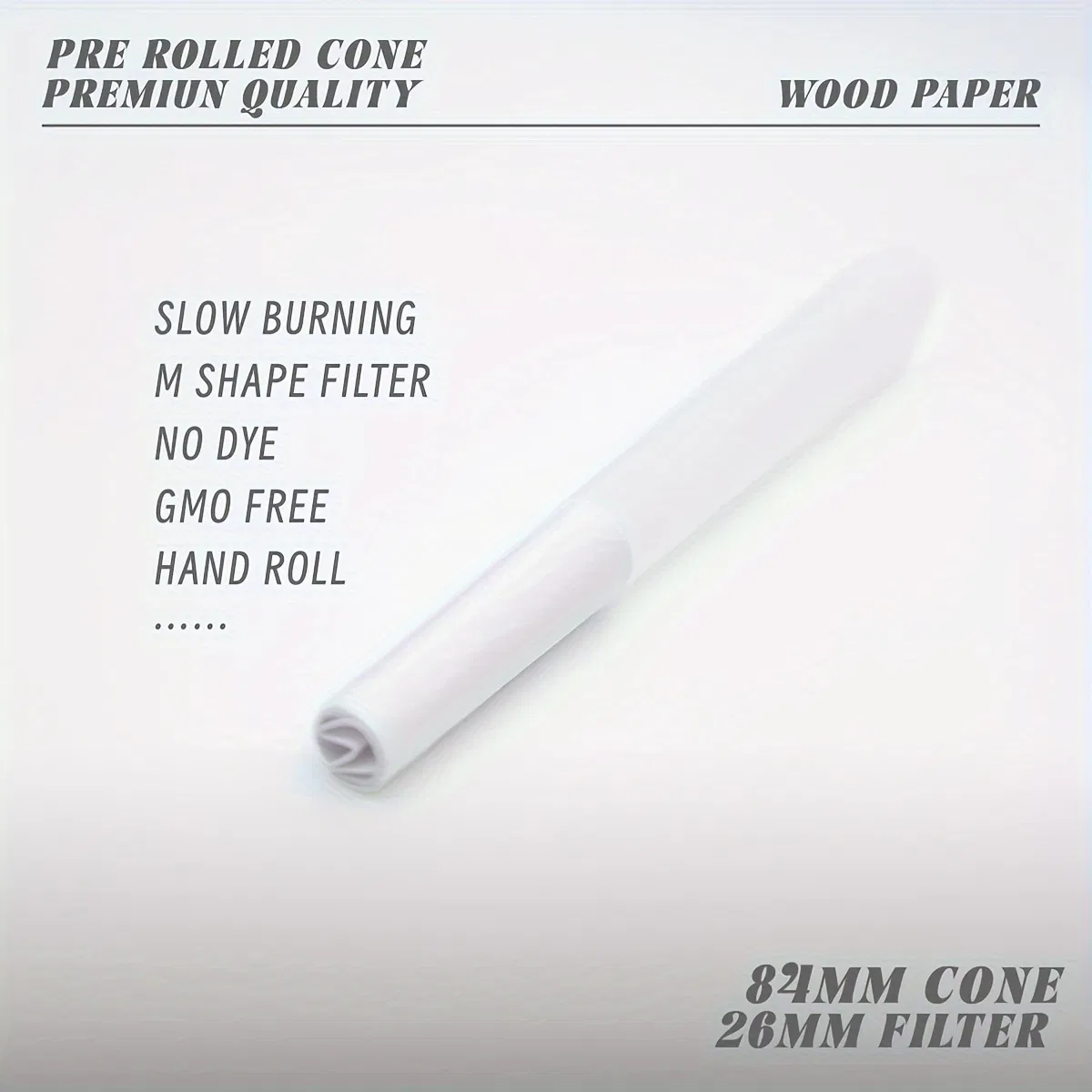 Mega Discount Rolling Paper Cone Kingsize Organic Smoking Papers