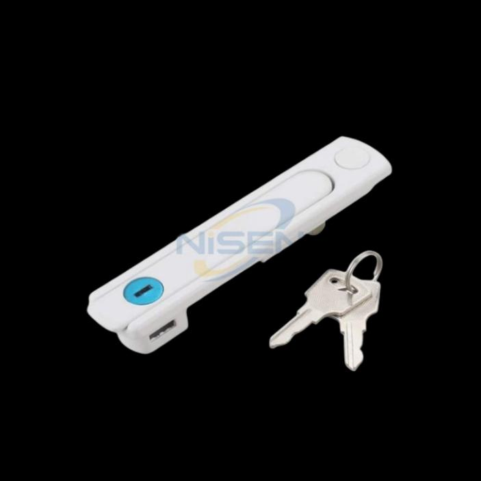 UPVC Door Handle Sliding Window Lock with Key Aluminum Material Nisen HD05