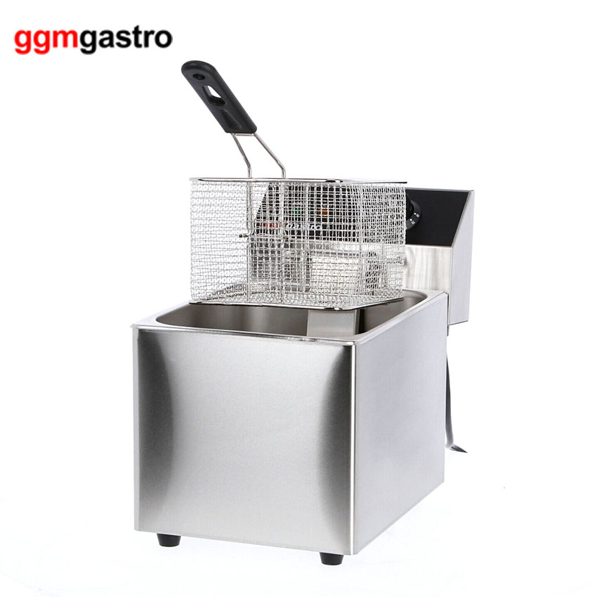 Commercial 4 Gallon Liquid Propane Gas Outdoor Deep Fish Fryer with Mobile Stand Efk343-8