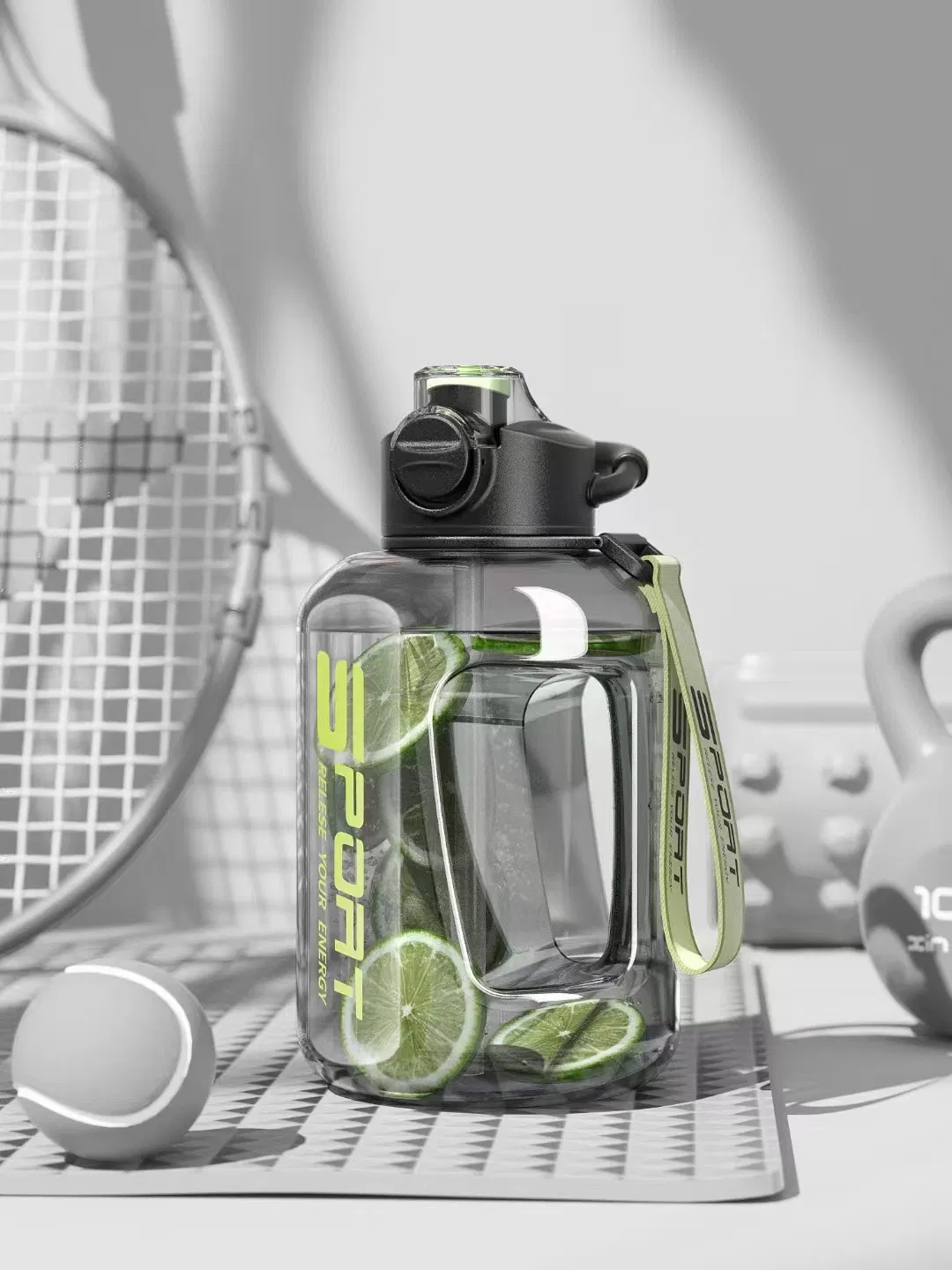 Спортивная бутылка для воды, 1 л, термостойкая