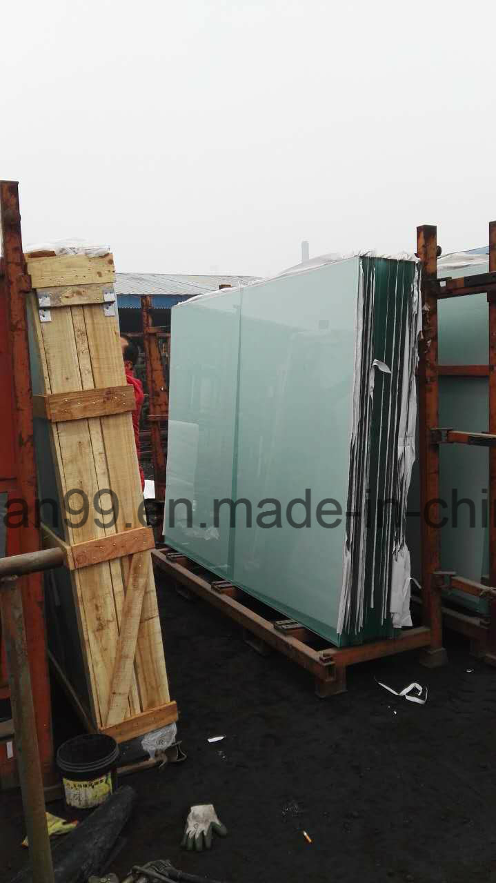 Very Good Quality Competitive Price 4+4mm Acid Etched Laminated Frosted Glass 8mm