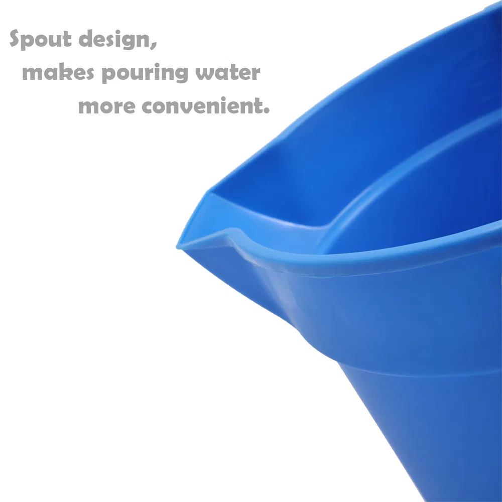 Setbest Versatile 14qt Plastic Cleaning Bucket with Spout for Easy Pouring