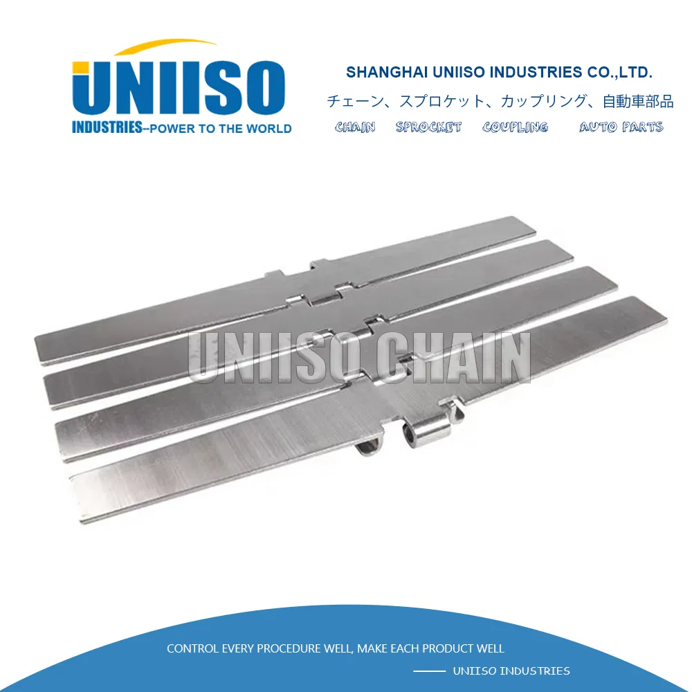 Durable Stainless Steel SUS403 Flat Top Chain for Food Processing