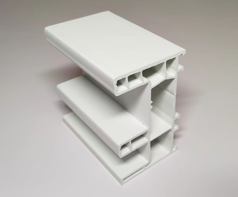 PVC Building Material Extruded Plastic Channel Profiles UPVC Profile for Windows Doors